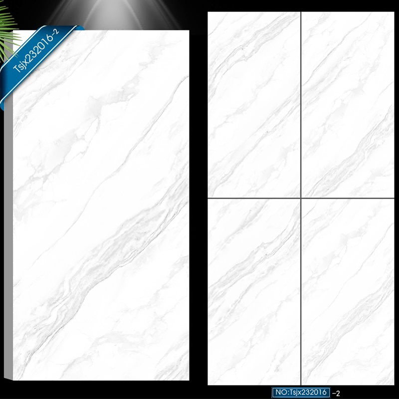 600X1200 Marble Carrara White Glazed Porcelain Wall Tile