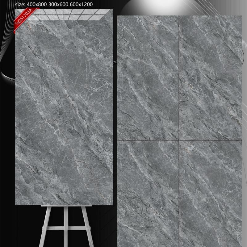 China High Gloss Marble-Look Ceramic Tile
