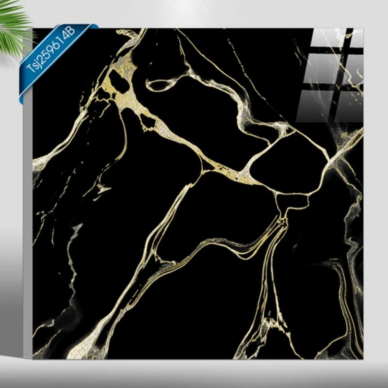 Cheap Glossy Marble Effect Ceramic Tile