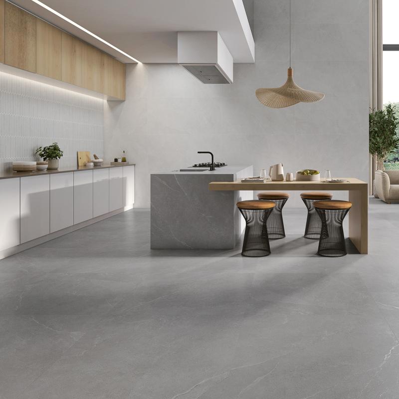 Grey matte 600x1200mm porcelain tile