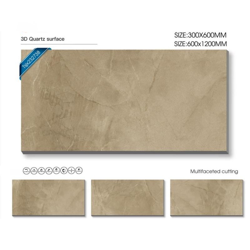Custom Size Matte Wall Porcelain Tile