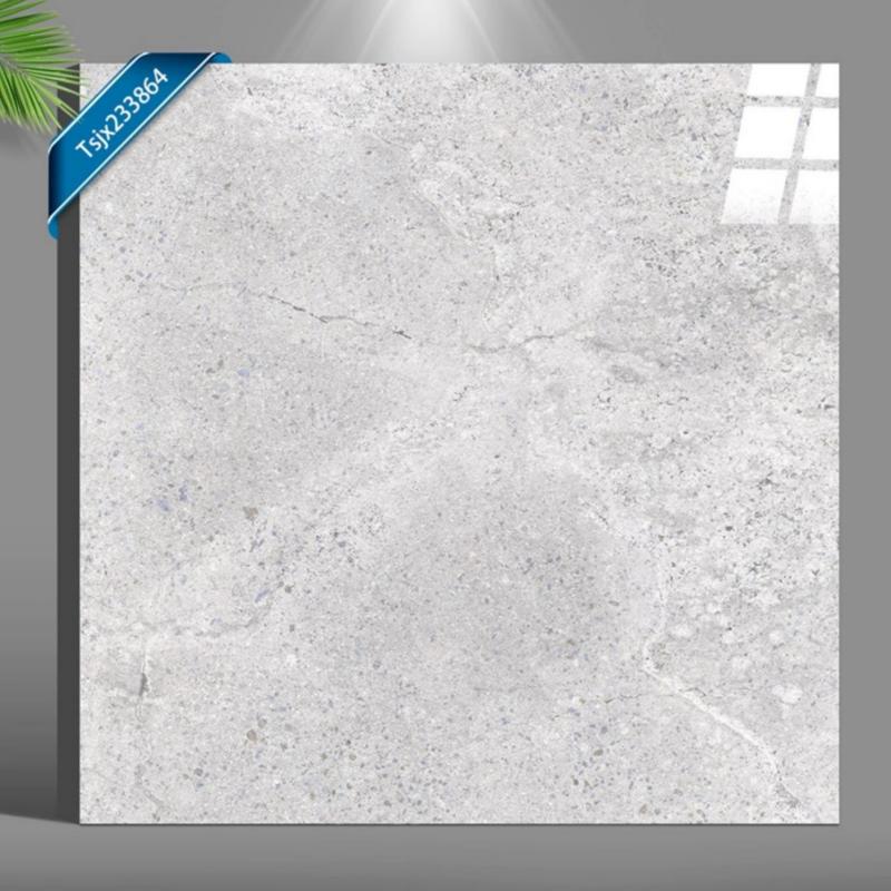 Luxury Grey Polished Surface Interior Floor Decoration Ceramic Tile