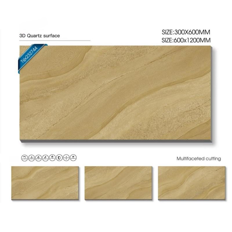 Matte Stone Texture Waterproof Porcelain Tile