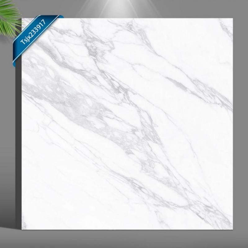 Modern Style White Glossy Surface Tile