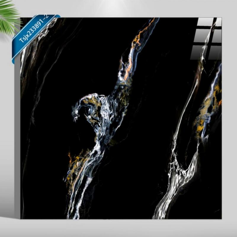 600x600 Glossy Vein Pattern Ceramic Tile