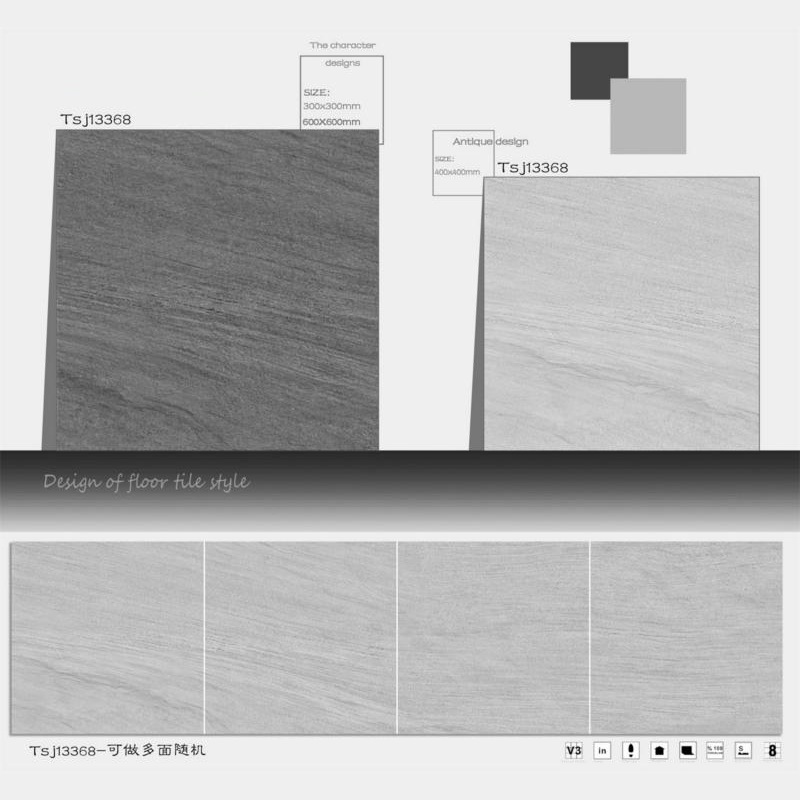 Factory Direct Rustic Stone Porcelain Tile