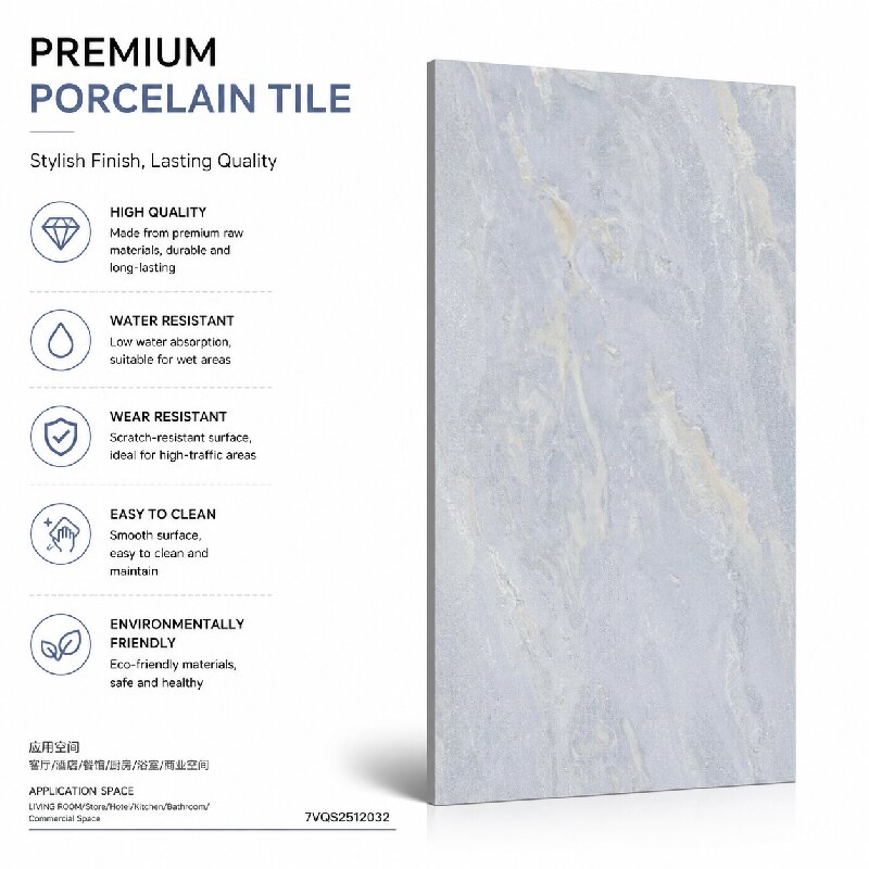 China Manufacturer Grey Glossy Tile