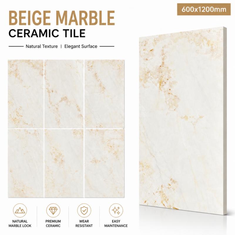 Wholesale Beige Scratch Resistant Tile