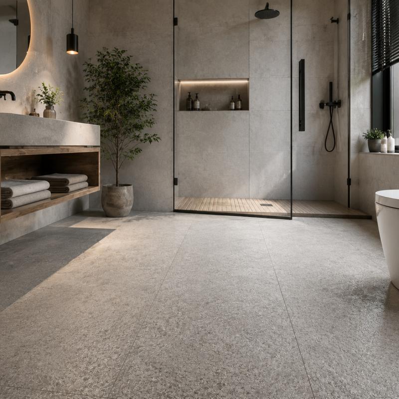 non slip bathroom floor tiles