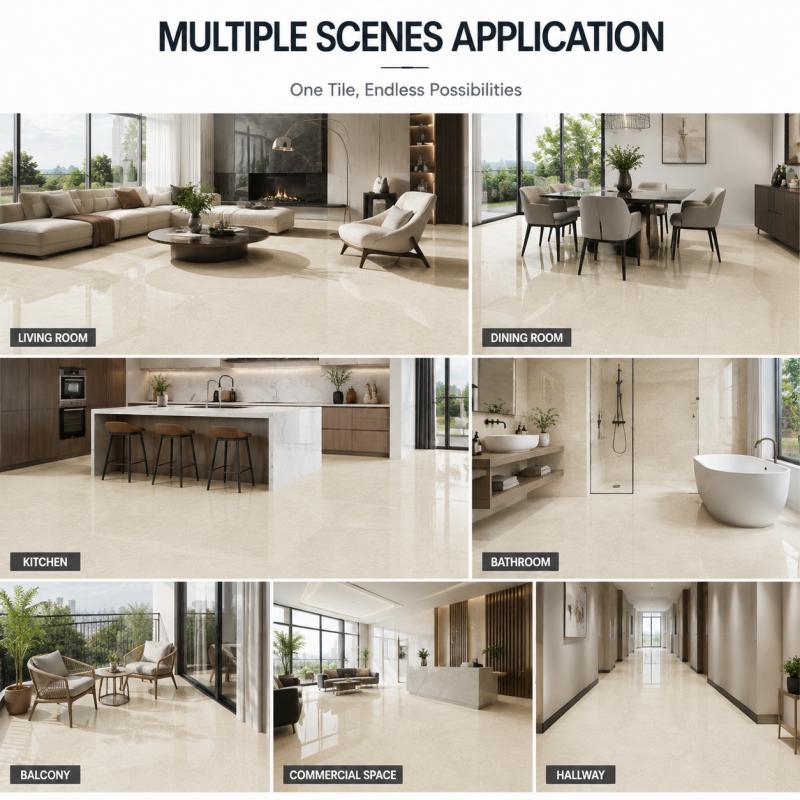 Factory Made Beige Porcelain Tile Factory Made Beige Porcelain Tile