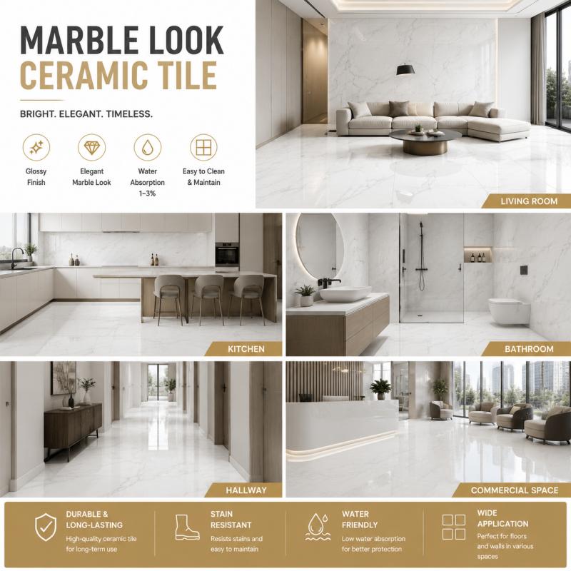 Glossy Interior Wall Ceramic Tile