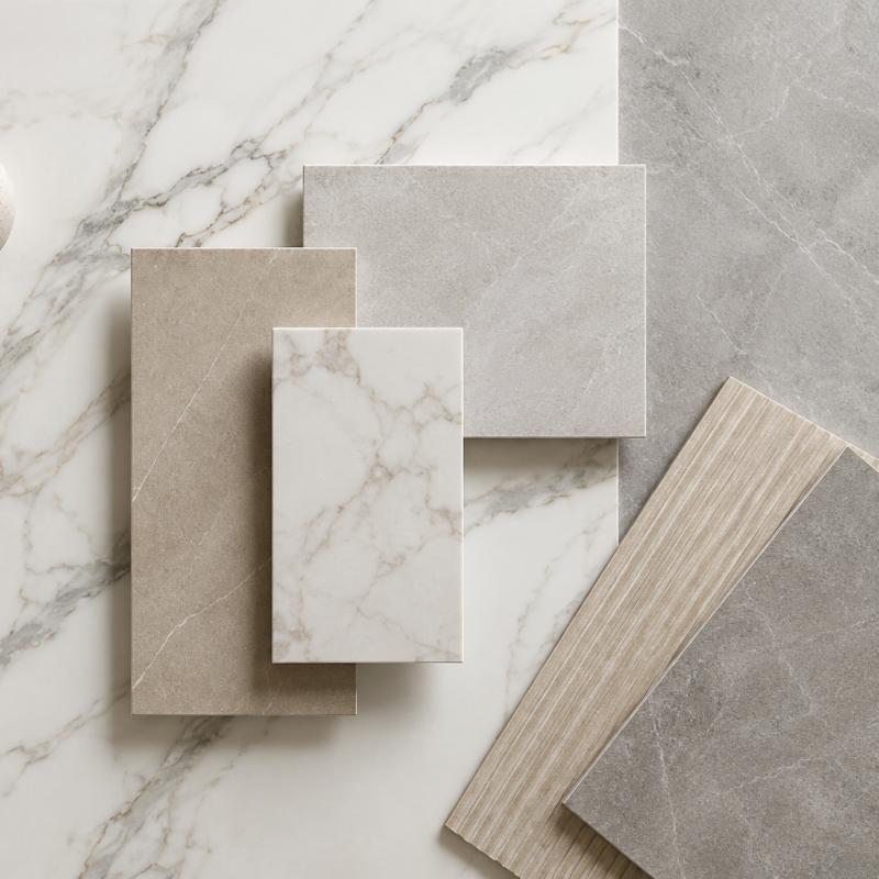Natural Stone Look Porcelain Floor Tile
