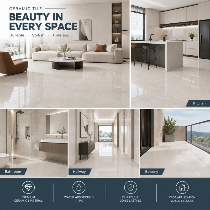 Modern Stone Texture Residential Ceramic Tile